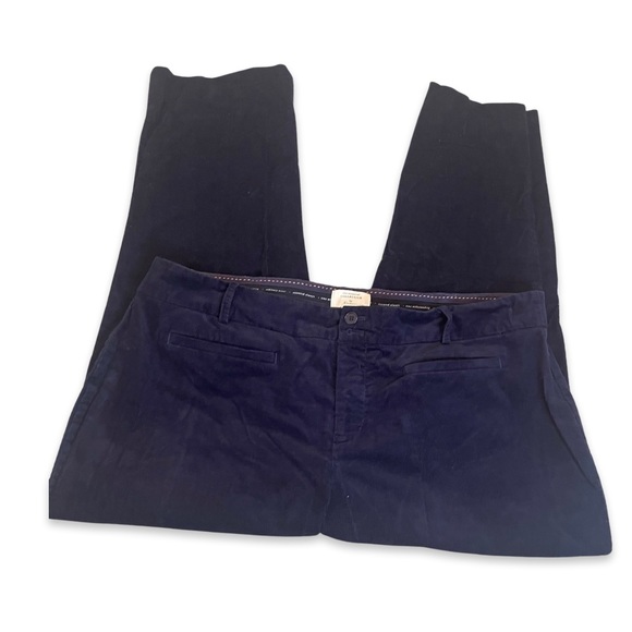 Anthropologie Pants - Anthropologie Navy Cropped Corduroy Pants Size 16W